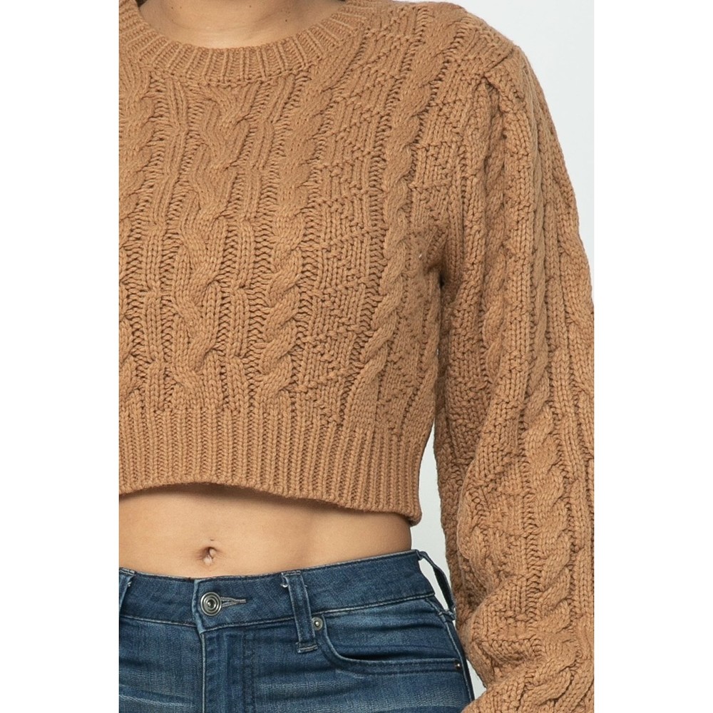 Cable Pullover Top - Picture 4 of 8